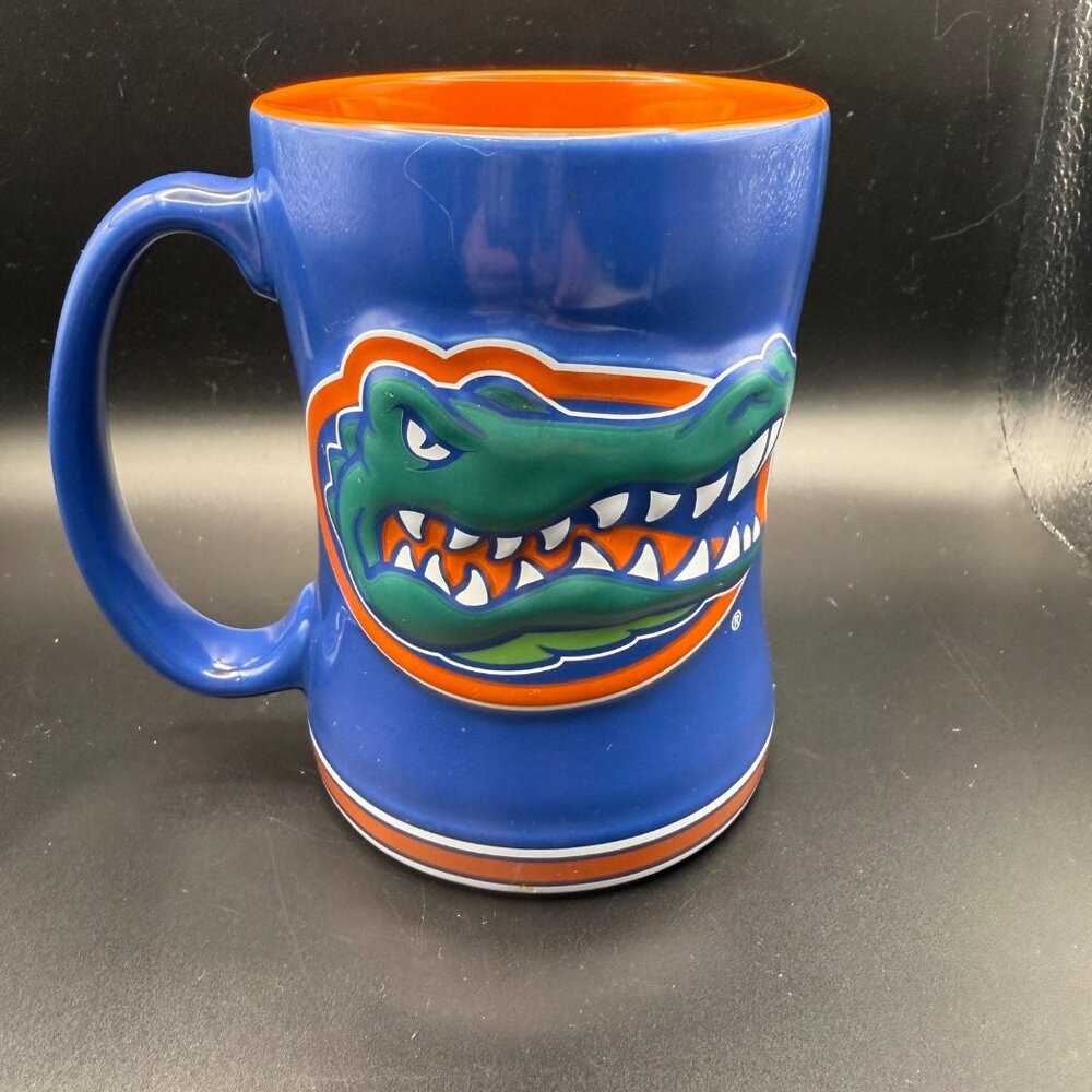 Florida Gators Ceramic Mug 14 Oz Blue & Orange Boelter Brands Collegiate Logo
